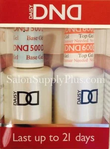 DND DAISY GEL - Soak off - 500 600 - Base & Non Cleanse Top Gel Set - .5 FL OZ - Picture 1 of 1