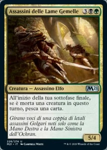MTG 4x TWINBLADE ASSASSINS EXC - ASSASSINI DELLE LAME GEMELLE - M21 - MAGIC - Picture 1 of 1