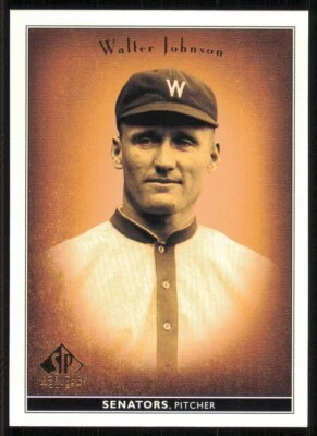 2002 SP Legendary Cuts #87 Walter Johnson - Image 1 of 2