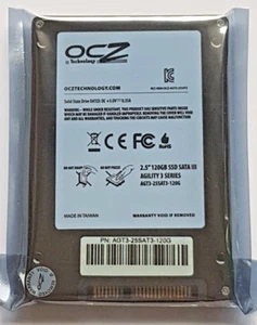 120 GB SATA III OCZ Agility 3 Series AGT3-25SAT3-120G SSD 2D-NAND MLC 2,5" Neu - Bild 1 von 1