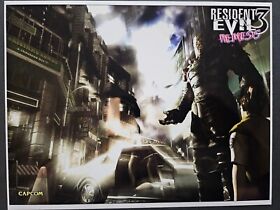 Resident Evil 3 Nemesis PS1 PC Sega Dreamcast Game Art Print Glossy Poster (E)