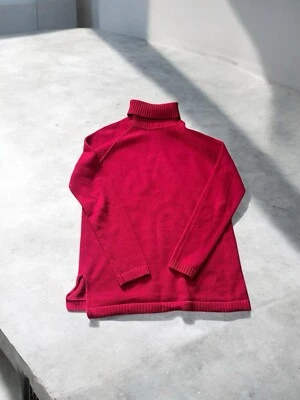 Jeanne Pierre Women’s Red Turtleneck Sweater – Size S Foto 1 de 4