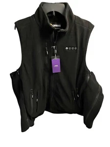 Fleece Heated Vest for Men with Battery Pack, Size Adjustable 8 Heating Zones - Picture 1 of 20