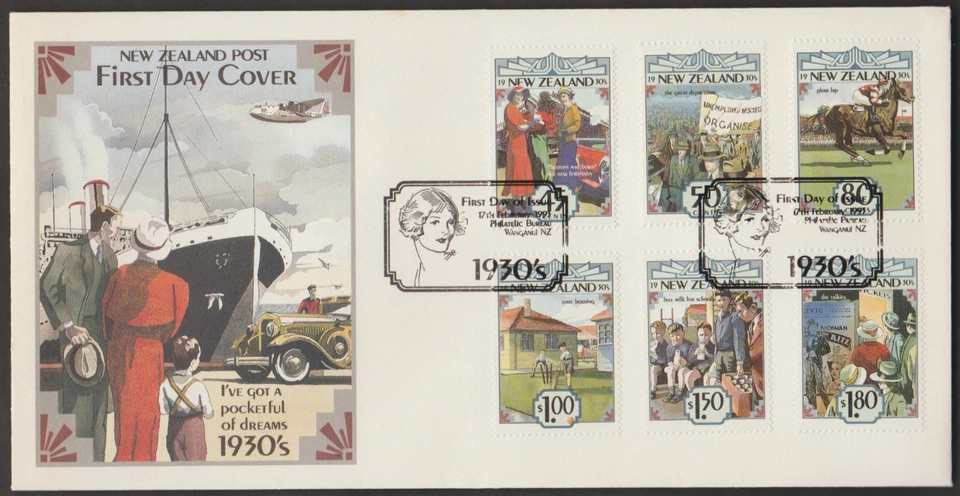 (N42)MALAYSIA NEW ZEALAND 1993 A POCKETFUL OF DREAMS -1930 FDC STAMP VAL NZ$6.05 - Image 1 of 1