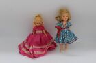 Vintage Pair Of Miss Nancy Ann Story Book Dolls With Vitage Dress.