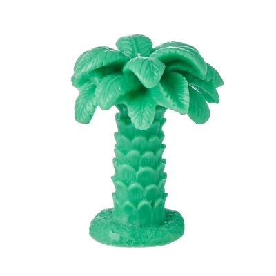 EMPORIUM PALM TREE UNSCENTED CANDLE GREEN 14X14X17.5CM -EMCA09GR - - image 1 of 3