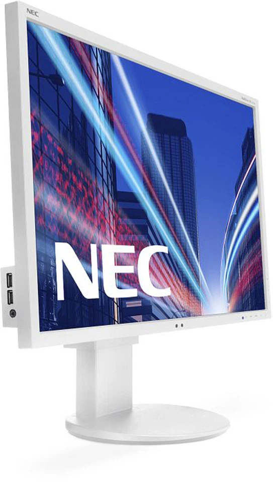 NEC MultiSync EA243WM-WH 24 Zoll Monitor WUXGA 1920x1200 DP HDMI VGA DVI USB 5ms - Bild 1 von 1