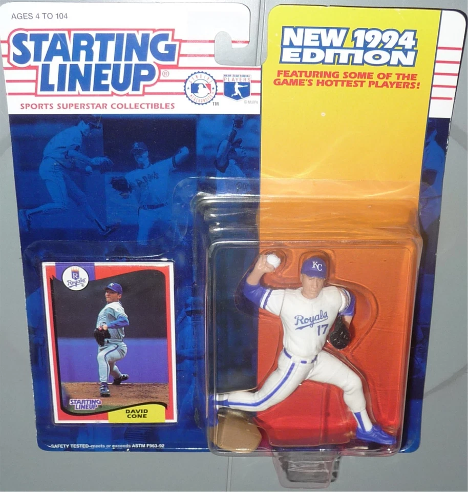 Kansas City David Cone Figure 1994 Starting Lineup Kenner MLB
