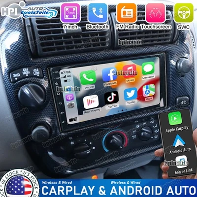 Radio estéreo reproductor GPS Carplay Android15 serie B para Mazda B3000 B4000 serie B 1999-09 Foto 1 de 4