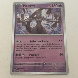 Mewtwo 150/165 Holo Scarlet & Violet 151 Pokémon TCG NM 2023 - Picture 1 of 2