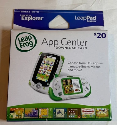 Leap Frog Leapster Explorer Cartridge Game - App Center Download Card - Image 1 of 2