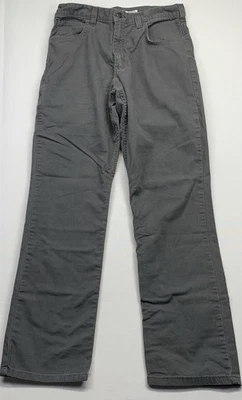 Carhartt Pants Mens 34x34 Canvas Work Wear Jeans Relaxed Fit Gray - Image 1 of 4