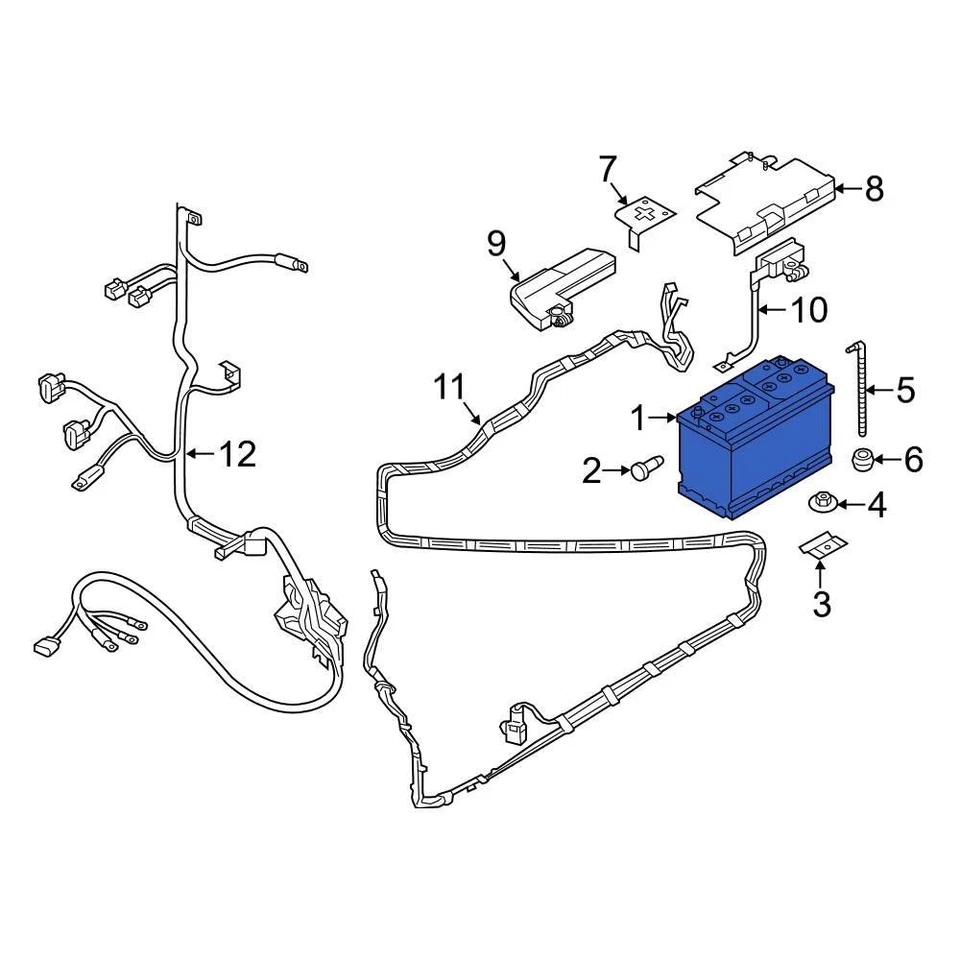 For Audi A6 Quattro 2012-2013 Audi 000915089BCDSP Vehicle Battery - Изображение 1 из 1