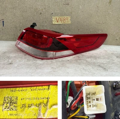 Luz trasera Kia Optima 2016 2017 2018 2019 2020 pasajero derecho OEM lámpara halógena Foto 1 de 4