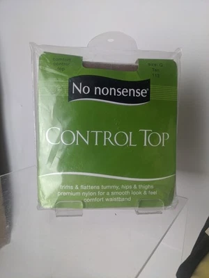 Top Pantimedias No Nonsense Control Tostado Puntera Reforzada 113 Talla Q Queen Comfort Top Foto 1 de 3