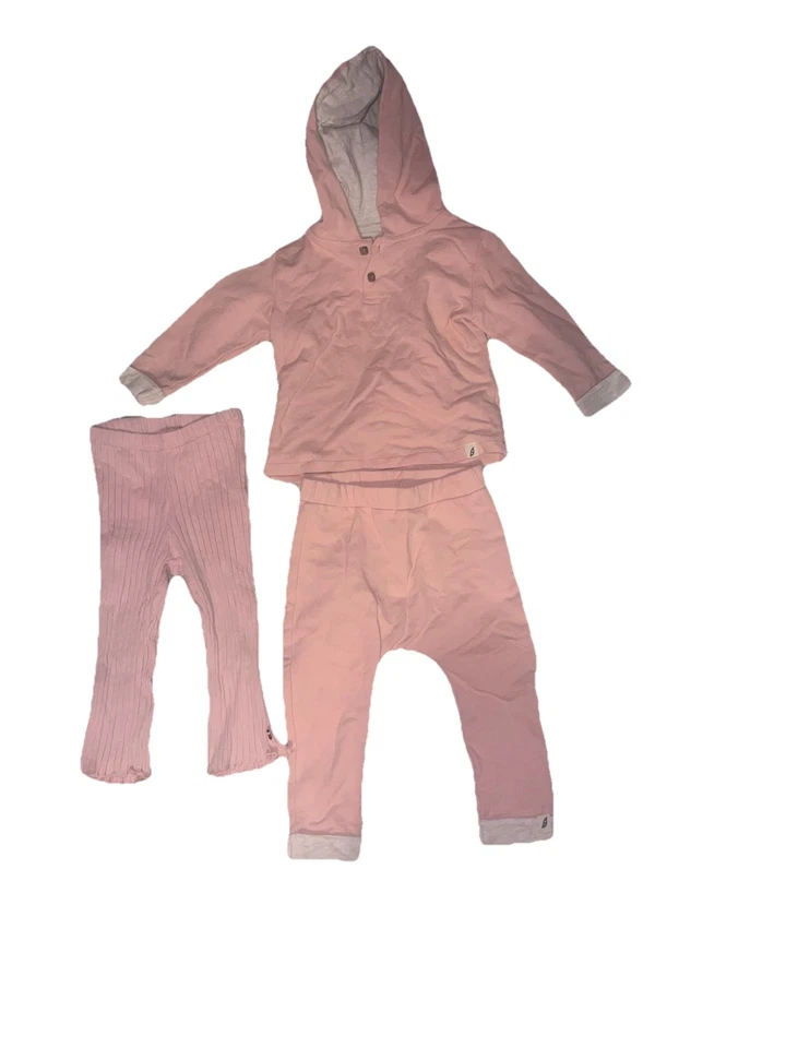 Conjunto y leggings rosa de 12 meses para niñas Foto 1 de 4
