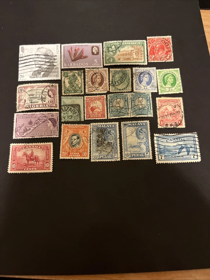 21 estampillas usadas de colonias británicas - Lote A-81561 Foto 1 de 1