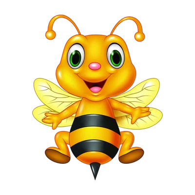 Aufkleber lustige Honig Biene mit Stachel Sticker Autoaufkleber Imkerei - Bild 1 von 4