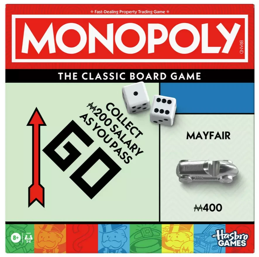 Monopoly Classic Board Game for Children and Adults Hasbro