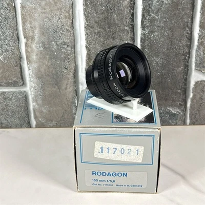 Rodenstock Rodagon 150 mm f/5.6 obiettivo ingranditore fotografia d'epoca W. Germania - Immagine 1 di 4