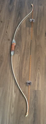 Arco recurvo de aluminio vintage 60" 35# @ 28" diestro o diestro Foto 1 de 4