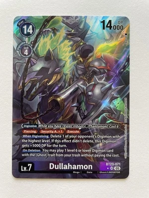 Digimon  Dullahamon (Alternate Art)  BT23-071 SR  English - Image 1 of 2