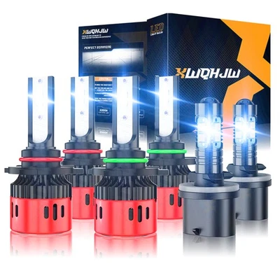 Faros LED delanteros de haz alto/bajo bombillas antiniebla 6000 k para Buick Century 1997-2003 Foto 1 de 4