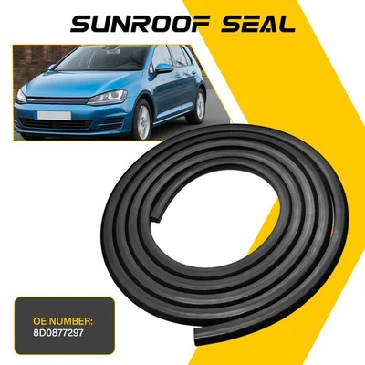 Sunroof Gasket Seal Rubber For VW Jetta Beetle Golf GTI Audi A4 S4 8D0877297 US - Image 1 of 4