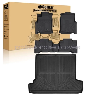 TPE Floor Mats Liners / Trunk Cargo Liner Set For 2003-2009 Toyota 4Runner New - Изображение 1 из 4