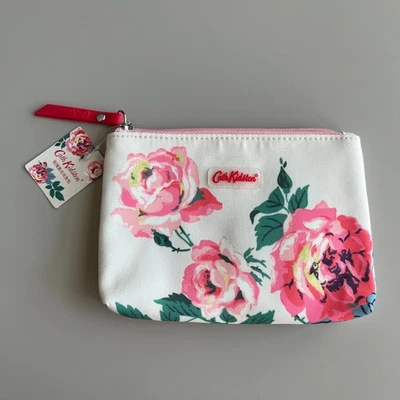 Cath Kidston 玫瑰平底化妆包 S 码 — 第 1/3 张图片