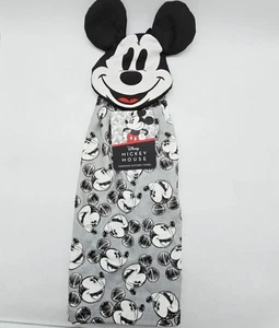 DISNEY Topolino Asciugamano Cucina Sospeso Classico Facce/Teste Nero+Bianco - Foto 1 di 5