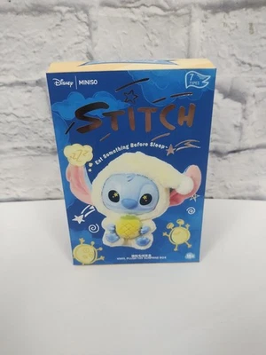 Nuevo, Auténtico Disney Miniso Stitch Eat Something Before Sleep, Caja Ciega Foto 1 de 4