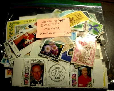 1,4 onzas colonias y territorios británicos fuera de papel sin marcar Foto 1 de 2