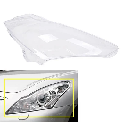 Left Headlight Lens Cover Headlamp Shell For Infiniti G37 G35 G25 Q40 - Image 1 of 4