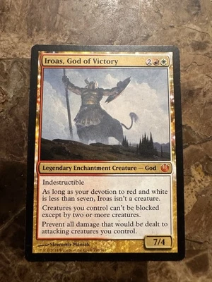Iroas God Of Victory Journey Into Nyx Mythic Card, MTG Magic The Gathering - Image 1 of 3