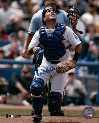 Foto firmada por Paul Lo Duca 8X10 "#16" autógrafo LA Dodgers Pop Fly certificado de autenticidad automático Foto 1 de 2