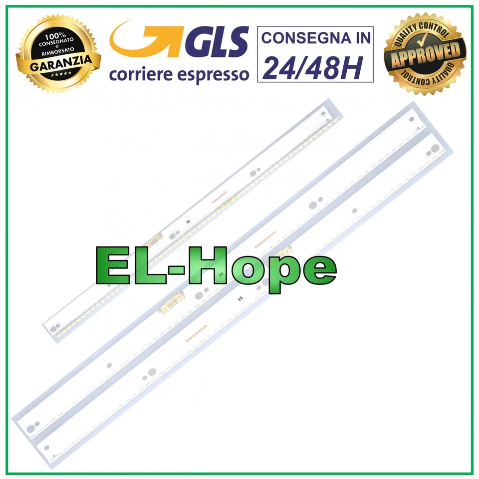 KIT 2 BARRE STRIP 58 LED PER TV 49" SAMSUNG HG49AE890U / HG49EE890 / HG49NE890