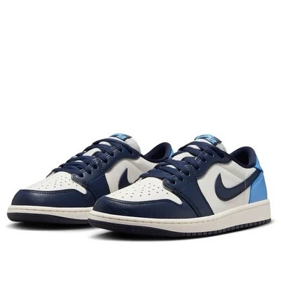 Hombre Talla 8.5 Air Jordan 1 Retro Bajo OG 'UNC' Obsidian CZ0790-400 ((Sin Tapa)) Foto 1 de 4
