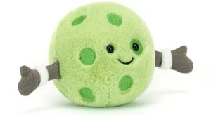 Mini Peluche Jellycat Sports Pickleball Amuseables Nuevo Auténtico Con Bolsa para el Polvo - Imagen 1 de 5