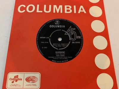 KEN DODD Sunshine / I Can't Hold Back My Tears 1968 UK Columbia DB8444 MINT - Image 1 of 2