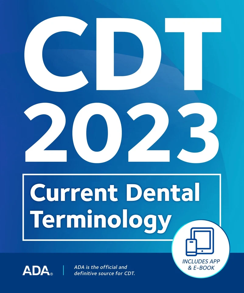 CDT 2023: Current Dental Terminology book, ebook and app - Image 1 of 1