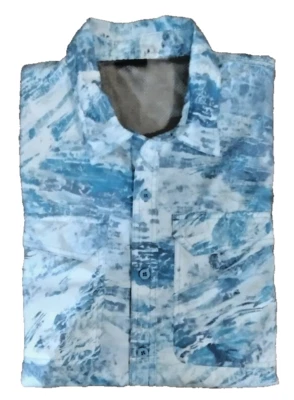 Ocean & Coast Men's Fishing Shirt Vented Short Sleeve Realtree Aspect Size XL - Image 1 of 4