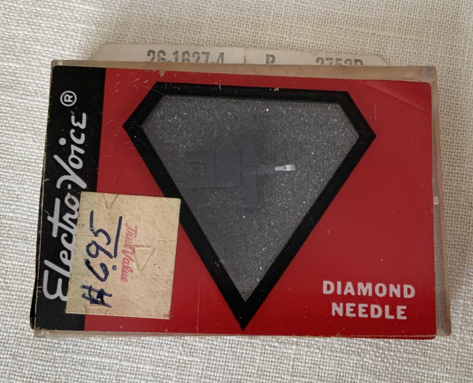 Vintage Electro-Voice 2752D Diamond Phonograph Needle For GE C-660 NOS