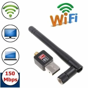 Mini 150Mbps 802.11N/G/B USB 2.0 WiFi Antenna Wireless Network LAN Card Adapter - Imagen 1 de 1
