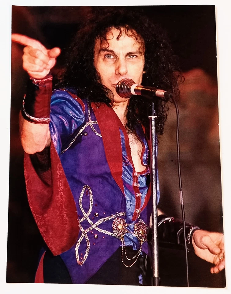 RONNIE JAMES DIO (BLACK SABBATH/RAINBOW/ELF)~1986 POSTER~MAGAZINE PINUP CLIPPING - Image 1 of 1