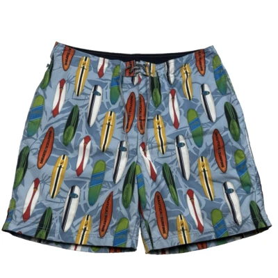 NAUTICA Boardshorts Surf-Swim Lined Shorts Longboard Design Men's Size 38W - Image 1 of 4