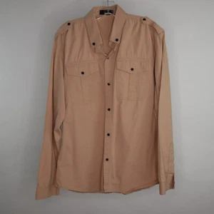 TheLEEs Camp Shirt Woman's 2XL Beige Button Up L/S Hiking Fishing - Picture 1 of 12