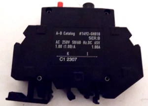 ALLEN BRADLEY 1492-GH010 MINIATURE CIRCUIT BREAKER 1 AMP - Picture 1 of 3