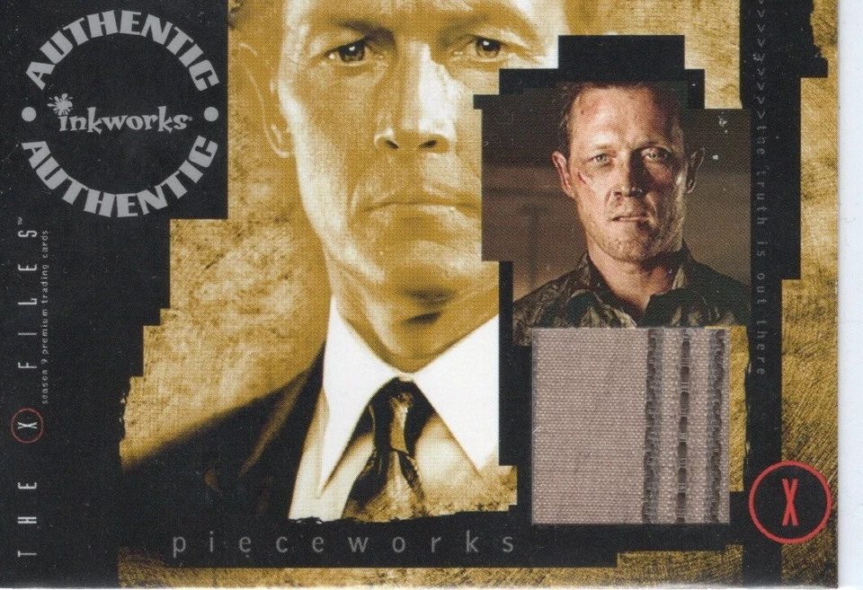 2003 Inkworks The X-Files Season 9 Pieceworks Costume PW2 Robert Patrick - Image 1 of 1
