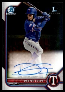 2022 Bowman Chrome 1ST Prospect Auto Danyer Cueva - Picture 1 of 2